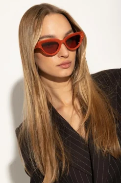 Bottega Veneta POMARAŃCZOWY Okulary przeciwsłoneczne