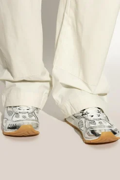 Bottega Veneta SREBRNY Buty sportowe `Orbit`