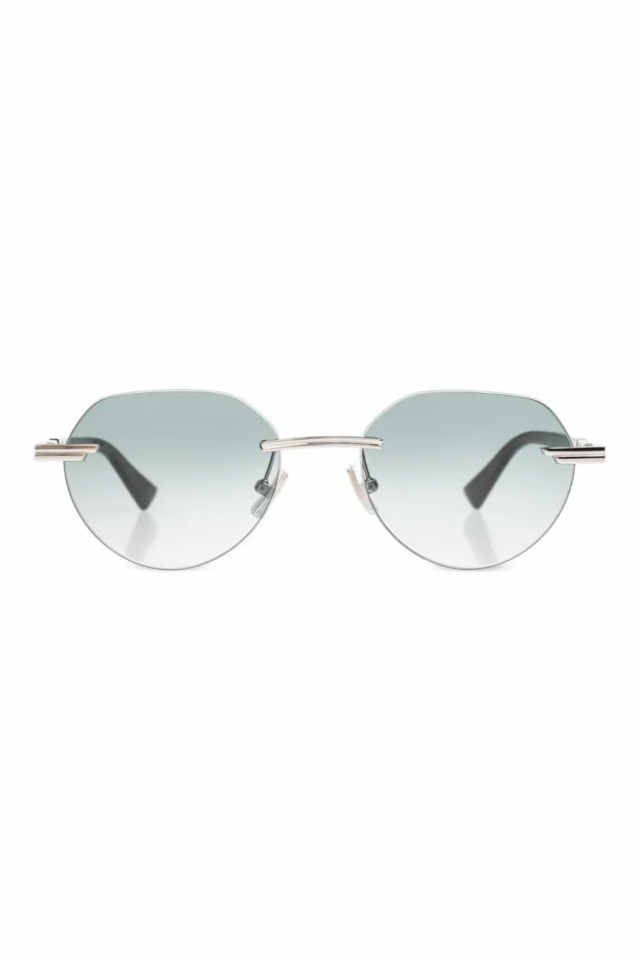Bottega Veneta SREBRNY Okulary przeciwsłoneczne