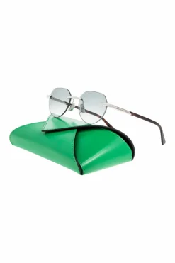Bottega Veneta SREBRNY Okulary przeciwsłoneczne