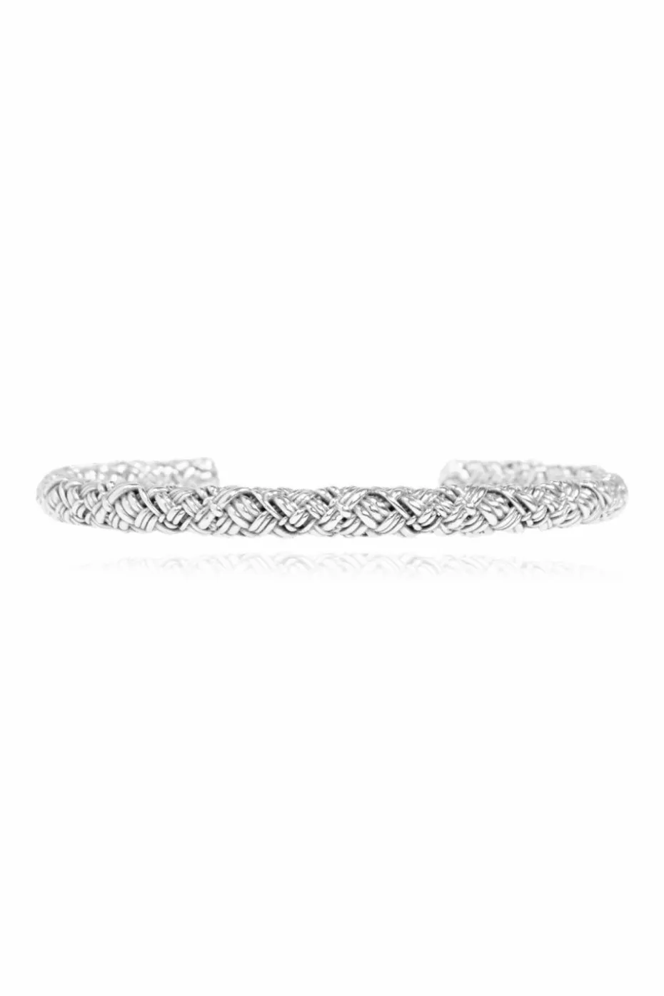 Bottega Veneta SREBRNY Srebrna bransoleta