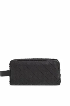 Bottega Veneta SZARY Kosmetyczka ‘Intrecciato’