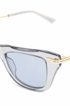 Bottega Veneta SZARY Okulary przeciwsłoneczne