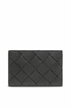 Bottega Veneta SZARY Skórzane etui na karty