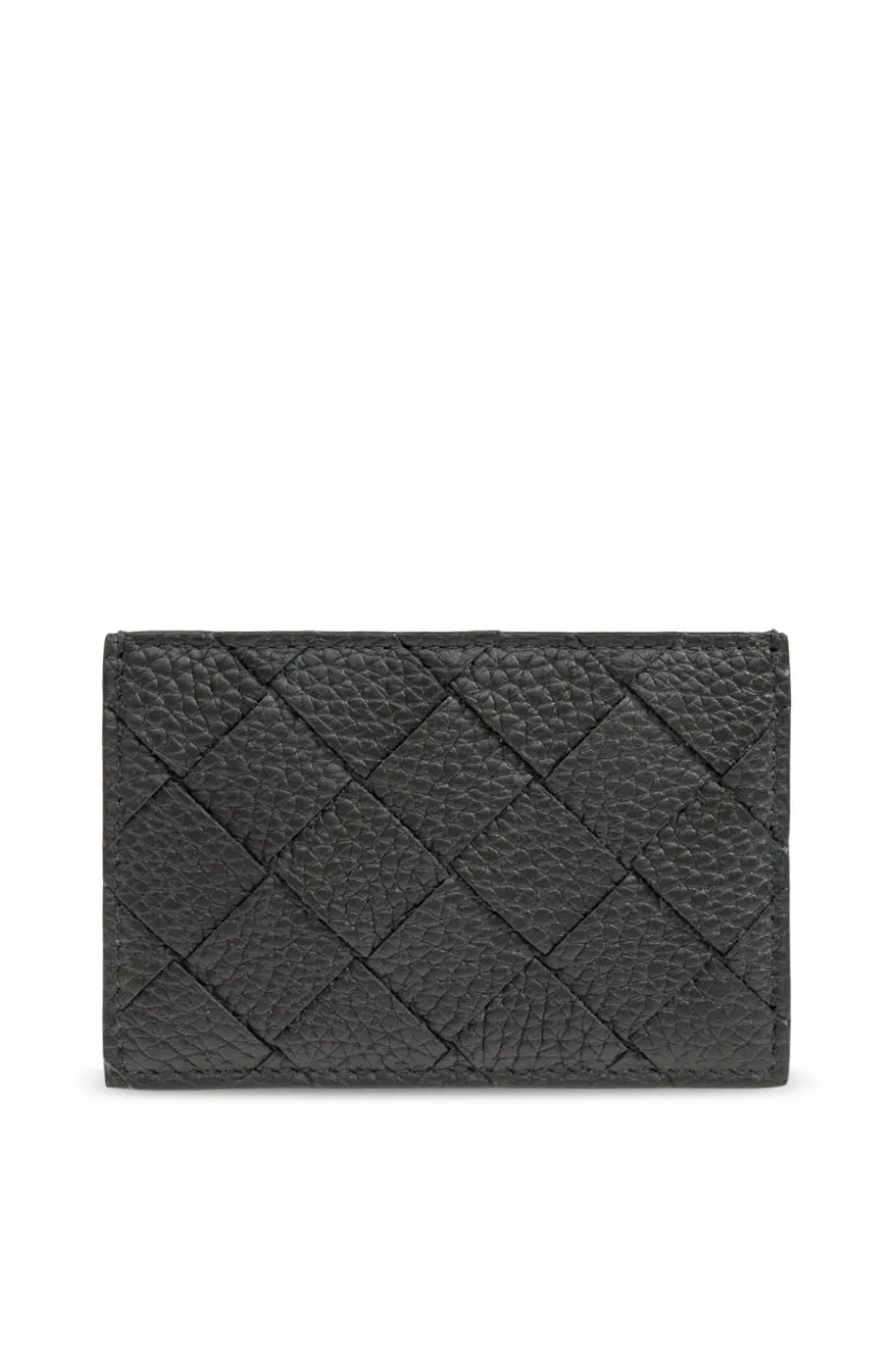 Bottega Veneta SZARY Skórzane etui na karty