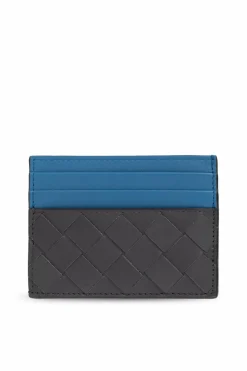 Bottega Veneta SZARY Skórzane etui na karty