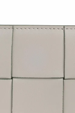 Bottega Veneta SZARY Skórzane etui na karty