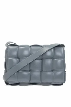 Bottega Veneta SZARY Torba na ramię ‘Padded Cassette’