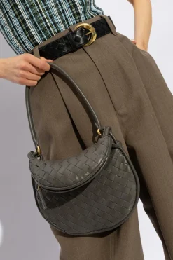 Bottega Veneta SZARY Torba na ramię ‘Gemelli Mini’