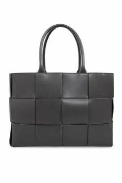 Bottega Veneta SZARY Torba `Medium Arco` typu `shopper`