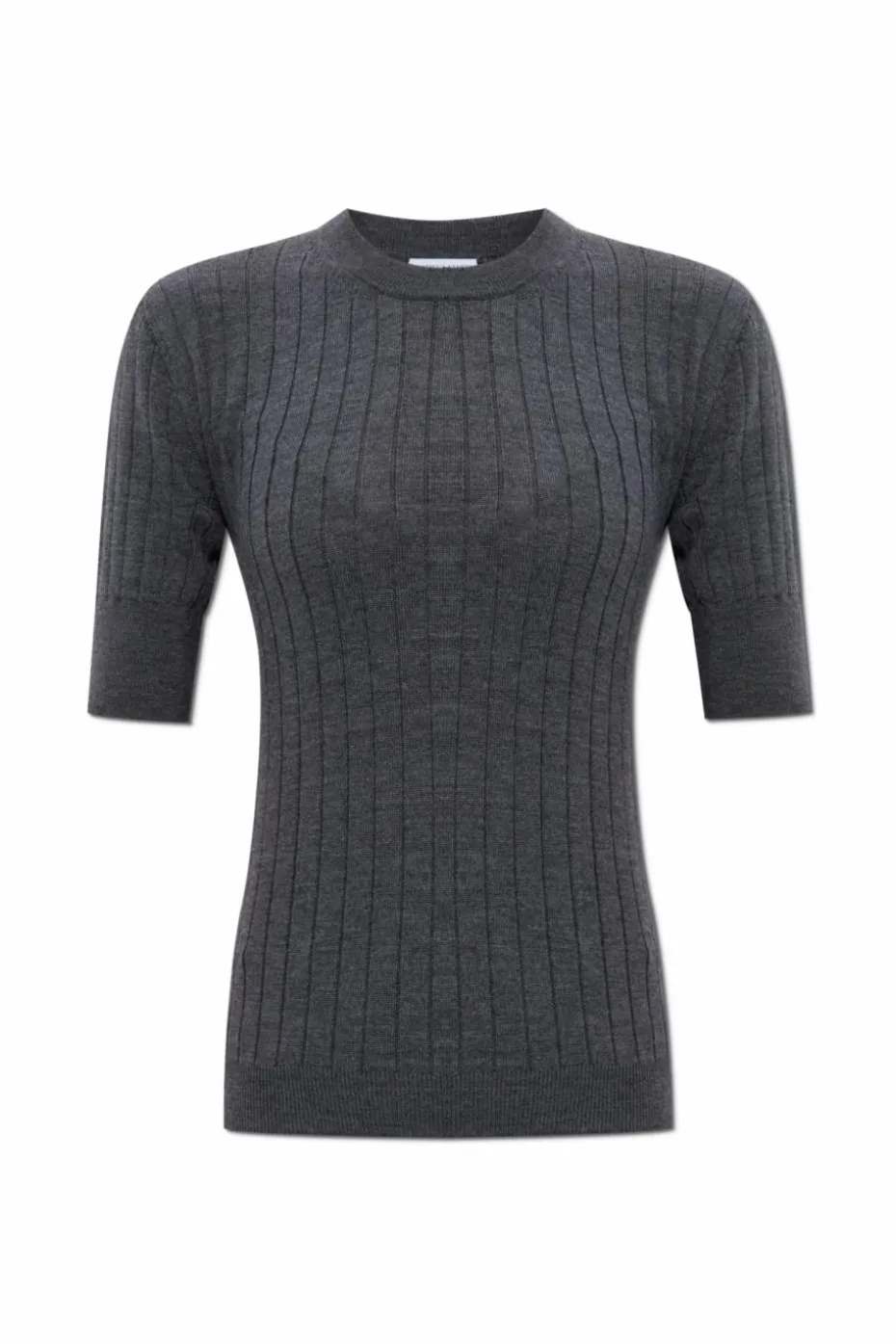 Bottega Veneta SZARY Wełniany top