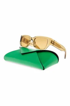 Bottega Veneta ŻÓŁTY Okulary przeciwsłoneczne