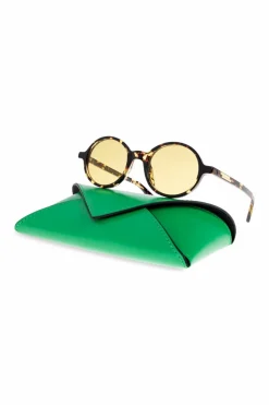 Bottega Veneta ŻÓŁTY Okulary przeciwsłoneczne
