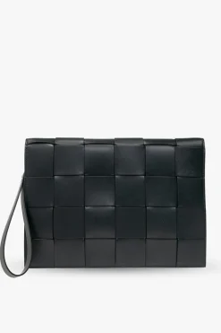 Bottega Veneta ZIELONY Etui na dokumenty ‘Arco Medium’