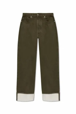 Bottega Veneta ZIELONY Jeansy z kieszeniami