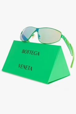 Bottega Veneta ZIELONY Okulary przeciwsłoneczne