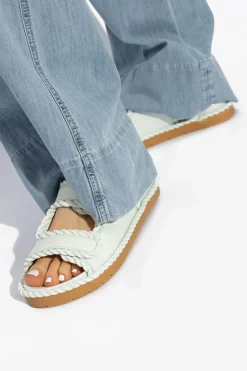 Bottega Veneta ZIELONY Sandały ‘Jack’