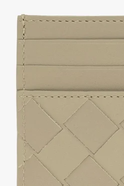 Bottega Veneta ZIELONY Skórzane etui na karty