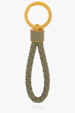 Bottega Veneta ZIELONY Skórzany brelok