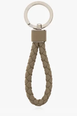 Bottega Veneta ZIELONY Skórzany brelok