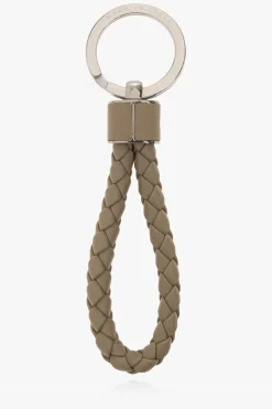 Bottega Veneta ZIELONY Skórzany brelok