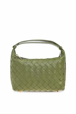 Bottega Veneta ZIELONY Skórzana torba do ręki `Wallace`
