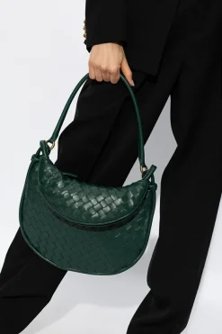 Bottega Veneta ZIELONY Torba na ramię ‘Gemelli Medium’