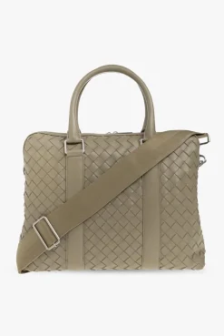 Bottega Veneta ZIELONY Torba na ramię ‘Classic Hidrology Medium’