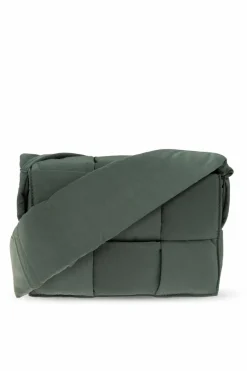 Bottega Veneta ZIELONY Torba na ramię ‘Cassette Small’