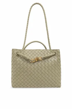 Bottega Veneta ZIELONY Torba na ramię ‘Andiamo Medium’
