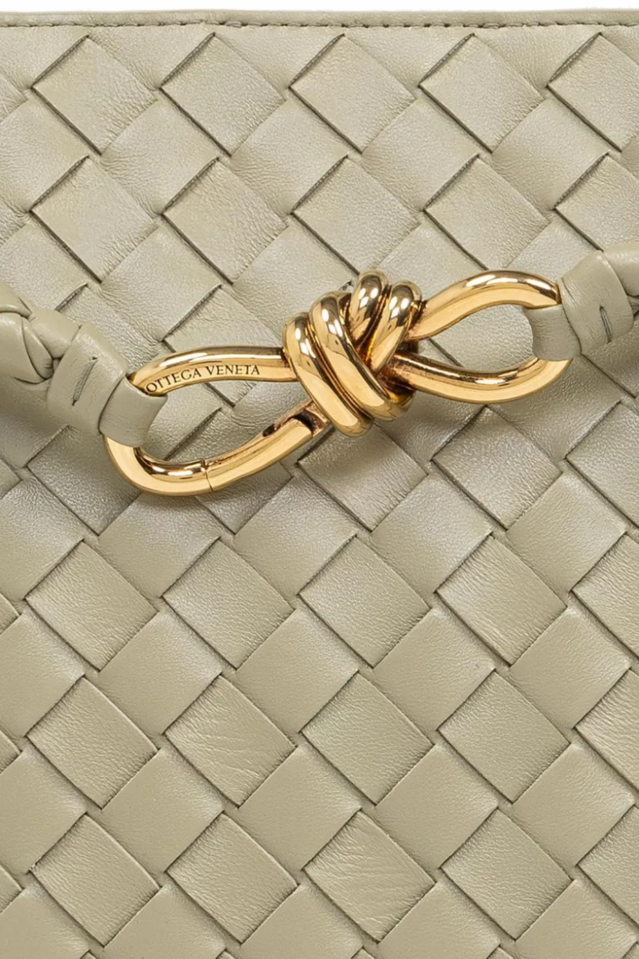 Bottega Veneta ZIELONY Torba na ramię ‘Andiamo Medium’