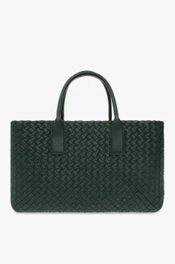 Bottega Veneta ZIELONY Torba 'Cabat Small’ typu ‘shopper’