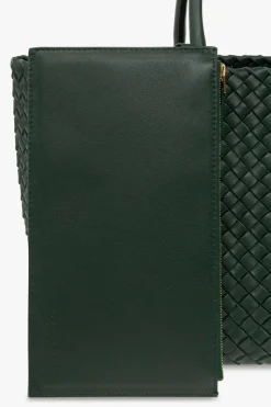 Bottega Veneta ZIELONY Torba 'Cabat Small’ typu ‘shopper’