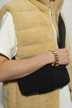 Bottega Veneta ZŁOTY Bransoleta ze srebra