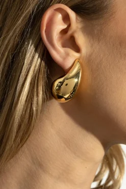 Bottega Veneta ZŁOTY Kolczyki w kształcie kropli