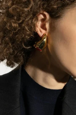 Bottega Veneta ZŁOTY Kolczyki w kształcie łezki