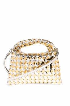 Bottega Veneta ZŁOTY Torba na ramię ‘Hop Mini’