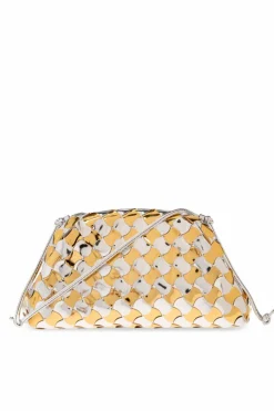 Bottega Veneta ZŁOTY Torba na ramię ‘Pouch Mini’