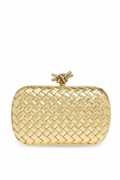Bottega Veneta ZŁOTY Torba `Knot Small`
