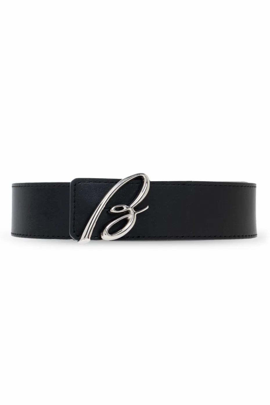 Brioni CZARNY Dwustronny pasek