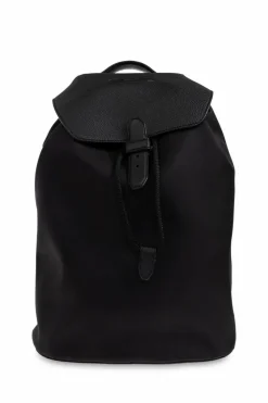 Brioni CZARNY Plecak z logo