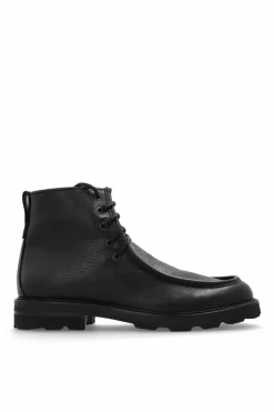 Brioni CZARNY Skórzane buty za kostkę