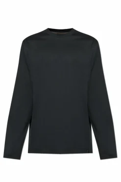 Brioni CZARNY T-shirt z długim rękawem