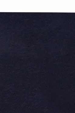 Brioni GRANATOWY Kaszmirowy szal z logo