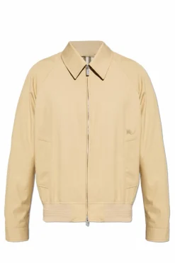 Burberry beżowy Bawełniana kurtka