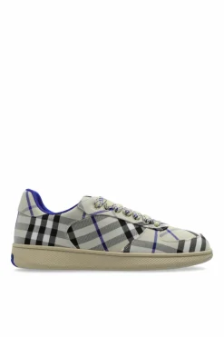 Burberry beżowy Buty sportowe w kratę