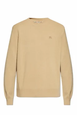 Burberry beżowy Kaszmirowy sweter