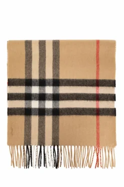 Burberry beżowy Kaszmirowy szal