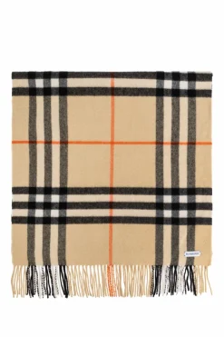 Burberry beżowy Kaszmirowy szal