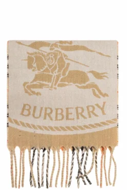 Burberry beżowy Kaszmirowy szal